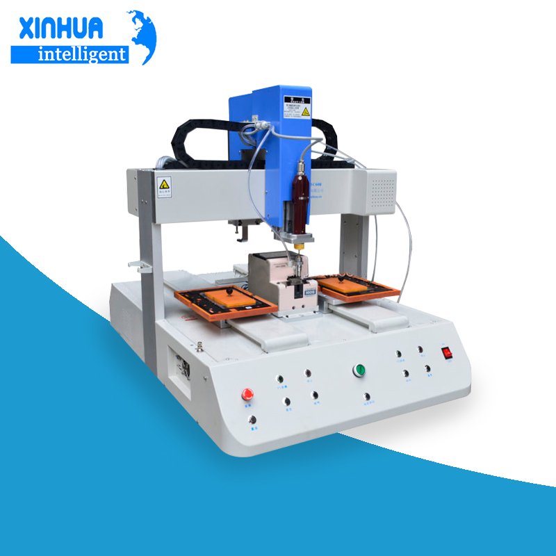 High-Efficiency Desktop Automatic Screw Locking Machine for Mobile Phone Fixing Double System Tightening