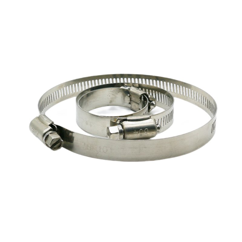 Hot Sale American Adjustable Pipe Clamp 304 Stainless Steel Hose Clamps Car Clips Fasteners