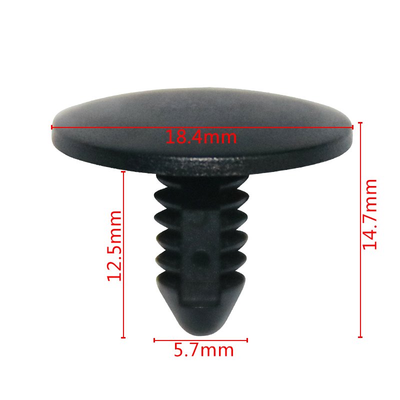 06F Hole 4.8mm/0.19"-4.95mm/0.19" Car Clips Tree Plastic Rivets Nylon Fasteners Auto Plastic Clips and Fasteners