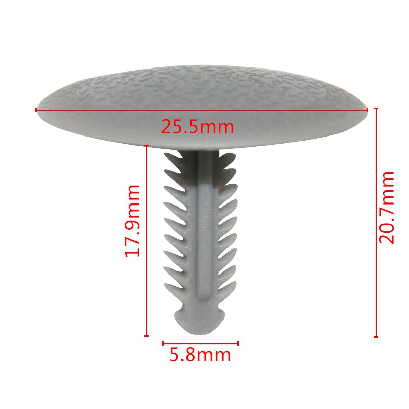 06F Hole 4.8mm/0.19"-4.95mm/0.19" Car Clips Tree Plastic Rivets Nylon Fasteners Auto Plastic Clips and Fasteners