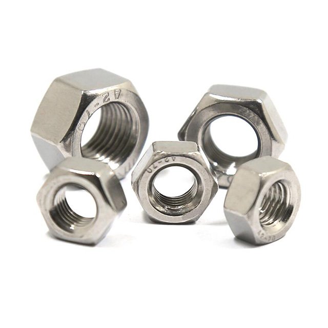 DIN934 hex nut carbon steel ISO4032 galvanized hex nut metric thread M6 M8 M10 M12
