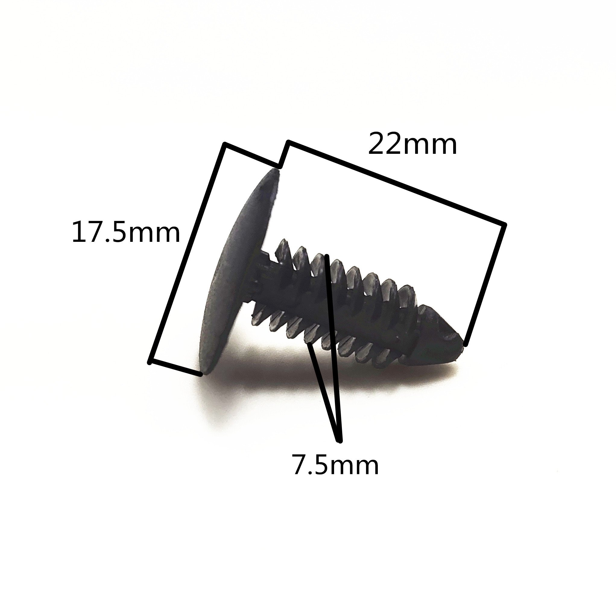 JZ Top Quality Low Price Premium Material Wholesale Black Auto Leaves Board Clips Fasteners