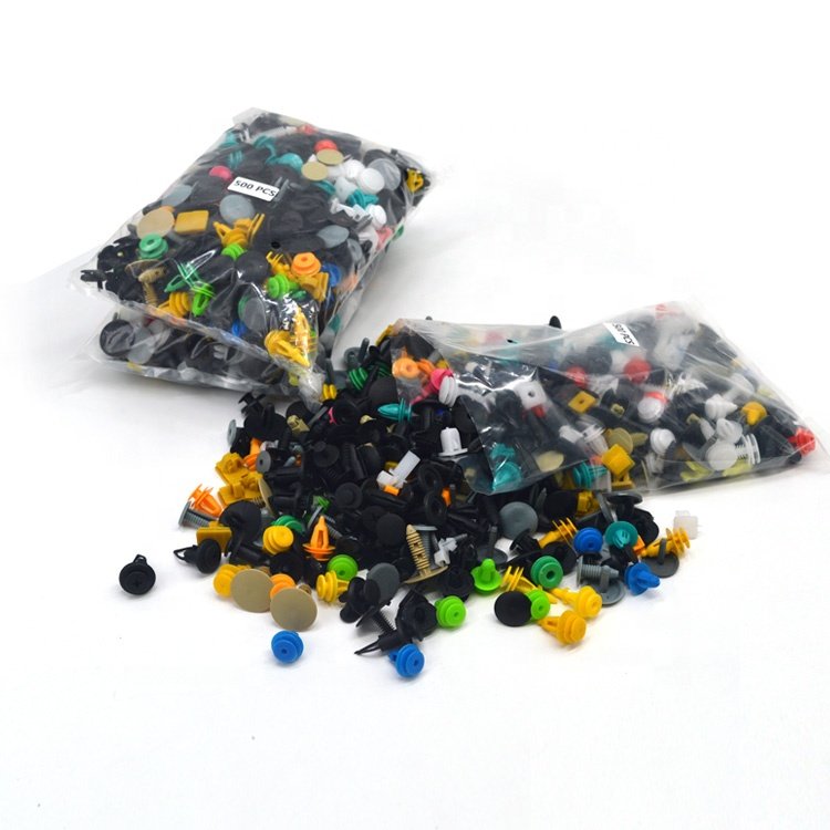 500PCS Wide Range of Car Auto Clips Universal Plastic Auto Clips Fasteners Mixed Universal Retainer