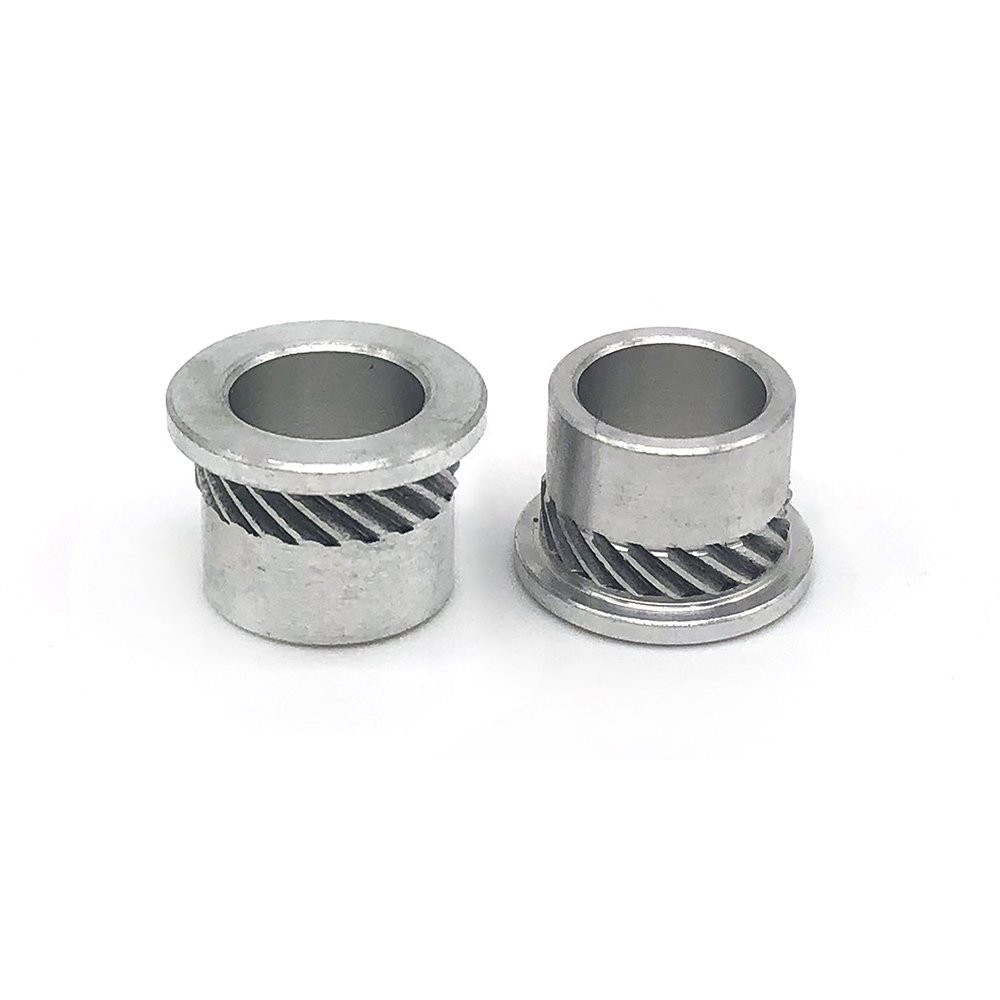 Wholesale Pre-embedded Anti-ring Limiting Sleeve Knurled Aluminum Spacer Bushing