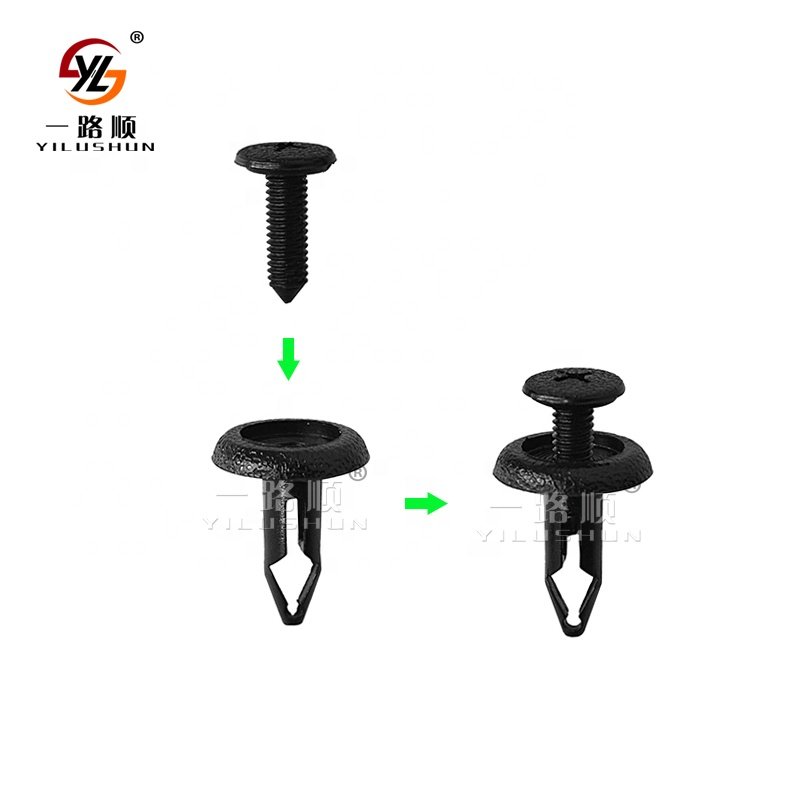 B113 Propulsion-type plastic rivet automotive nylon fasteners buckle