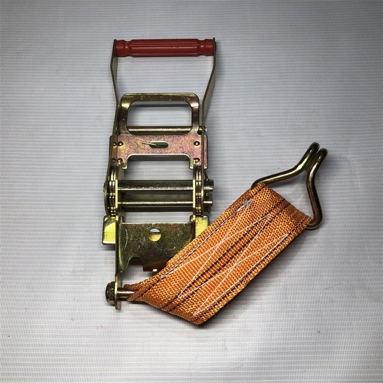 40mm 55mm Ratchet Tie Down Straps With or Double J hook or Endless Loop for Tracking Spring Fittings Tie-Down