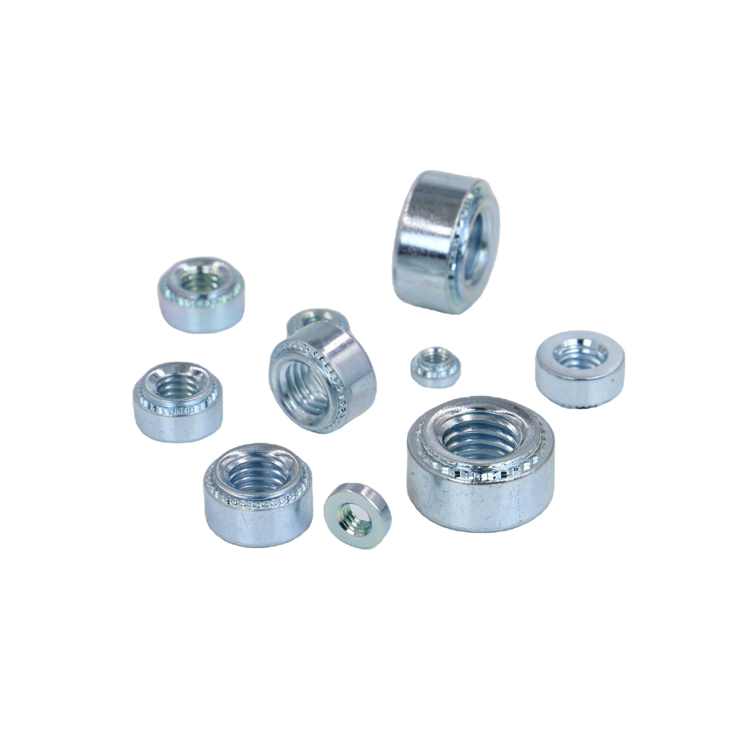 S SS CLS CLSS SP Carbon Steel zinc plated Recessed press nut self clinching nut For Pc Board Car Industry Accessory for Panel