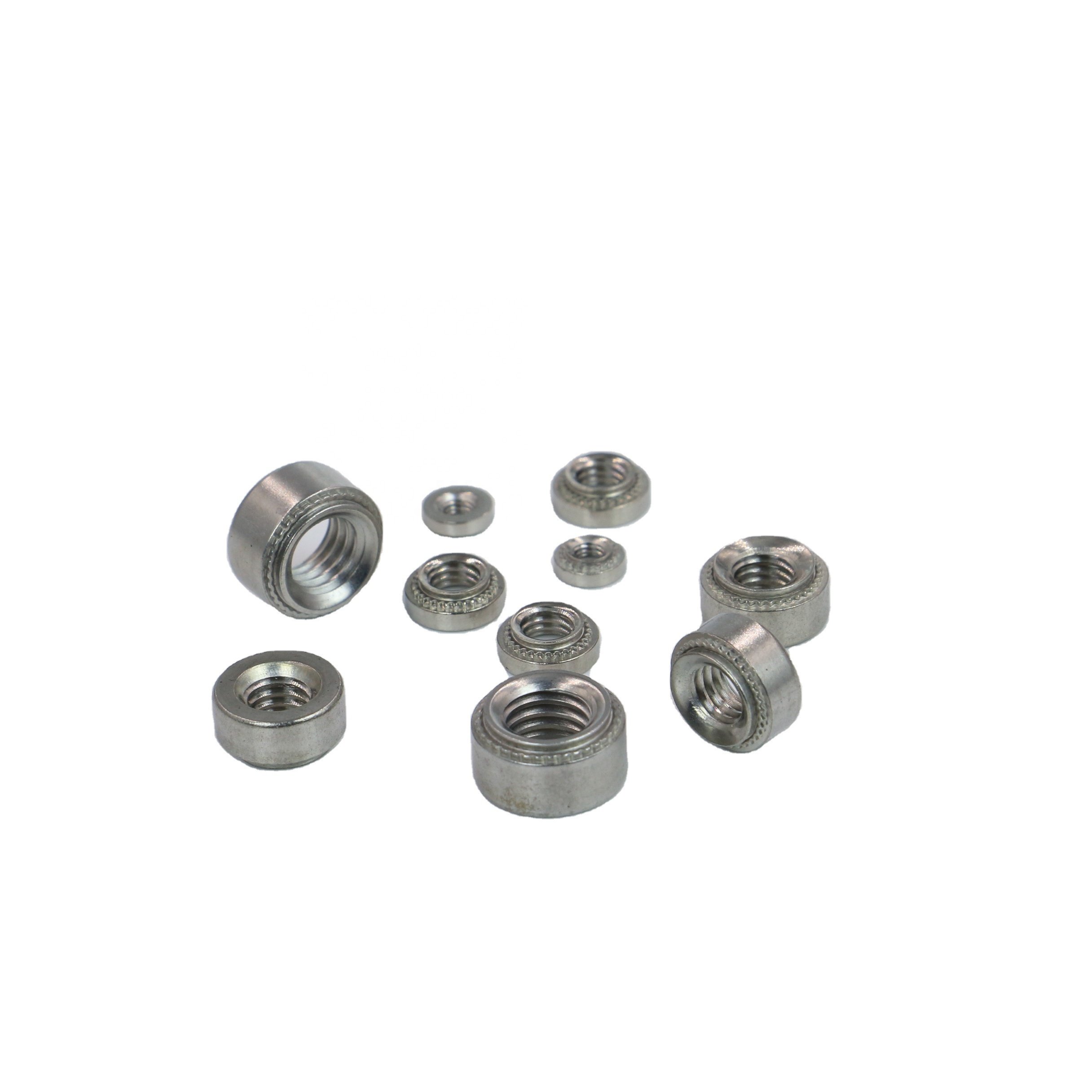 S SS CLS CLSS SP Carbon Steel zinc plated Recessed press nut self clinching nut For Pc Board Car Industry Accessory for Panel