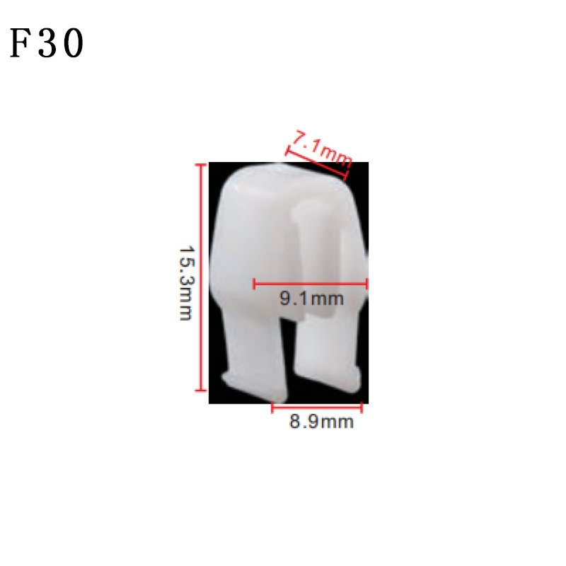 F30 Auto Car Central Grid Instrument Panel Grille Plastic Nylon Clip