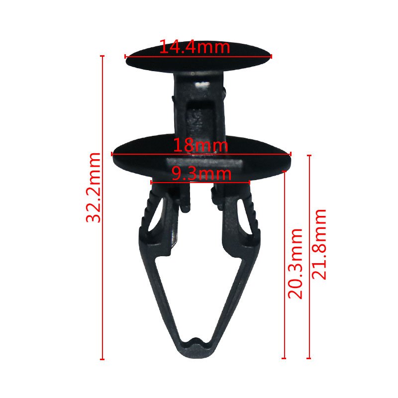 Hot selling plastic rivets auto body clips plastic clips and fasteners101831