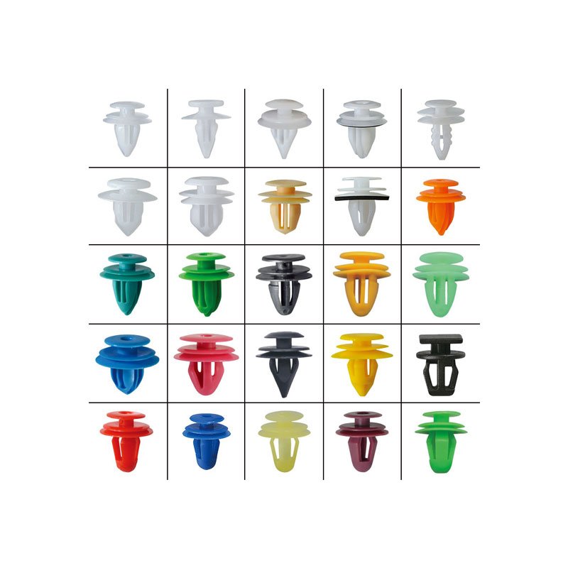 D782 Decorative Rivets Plastic Fasteners Auto Nylon Door Plate Clips