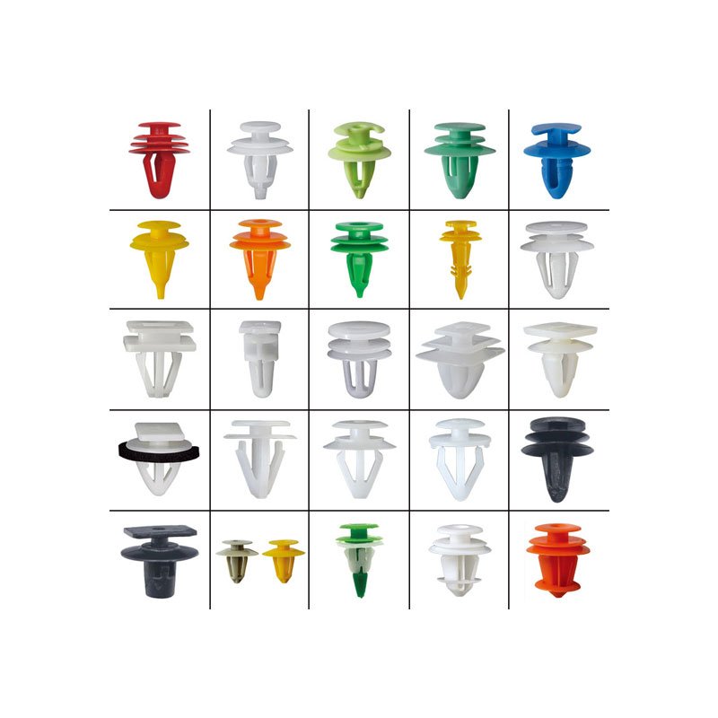 D782 Decorative Rivets Plastic Fasteners Auto Nylon Door Plate Clips