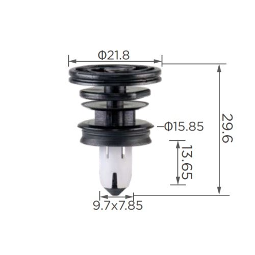 0JC018 Universal Auto Fastener Clip Car Accessories Automotive Plastic Clip Fastener for Door Bumper