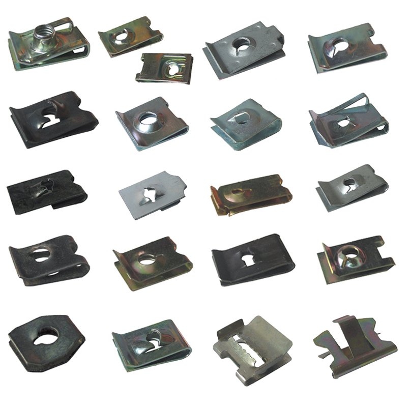 Car Parts Spring Steel Stainless Steel M4 M6 M8 M10 U Spring Clip Nut