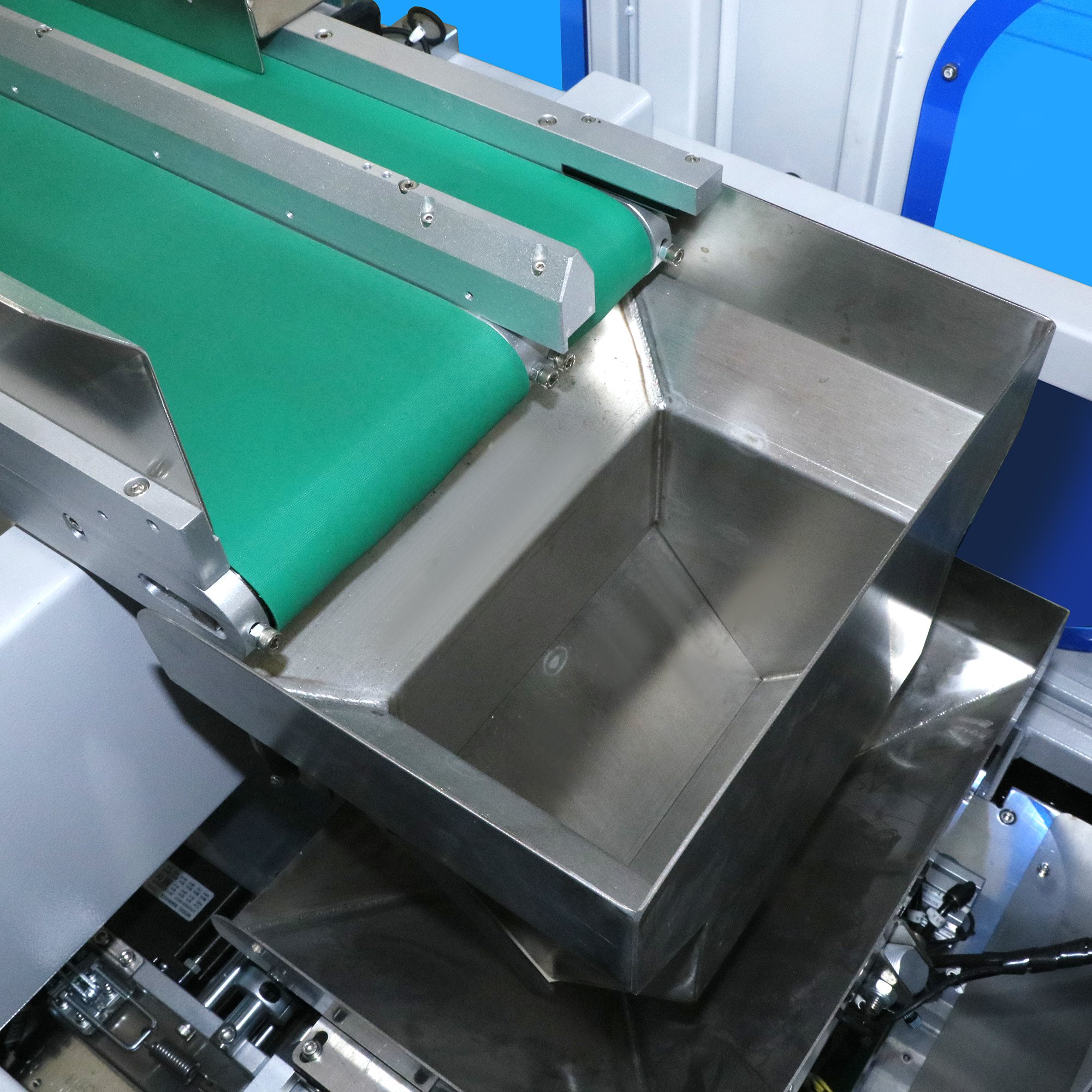 Automated zipper head weighing packaging machine weigh and pack Screw Nails, Bolts, zipper weighing machine