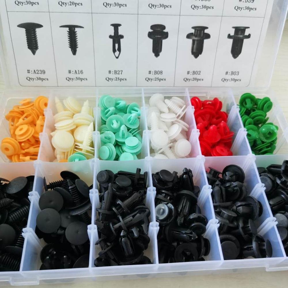 Factory supply various types plastic auto clips fasteners clips car door rubber clips