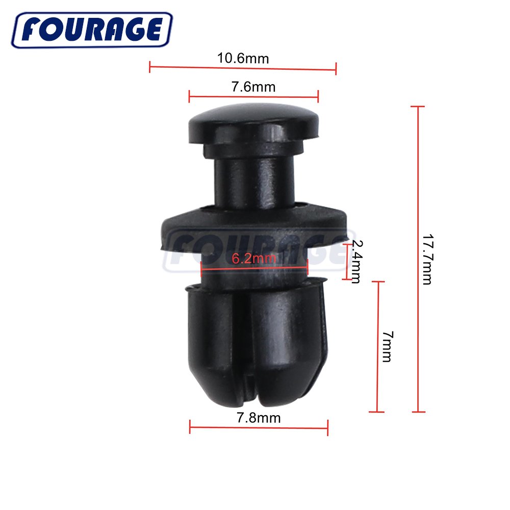 Auto Car Plastic Fastener Bumper Cover Push-Type Clip for Honda (OEM: 90657S0003, 91533SG0000, 90657SB0003)