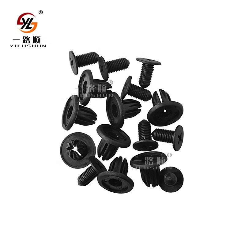 C29 Universal high quality car special black six pieces screw buckle 91503-SP0-003