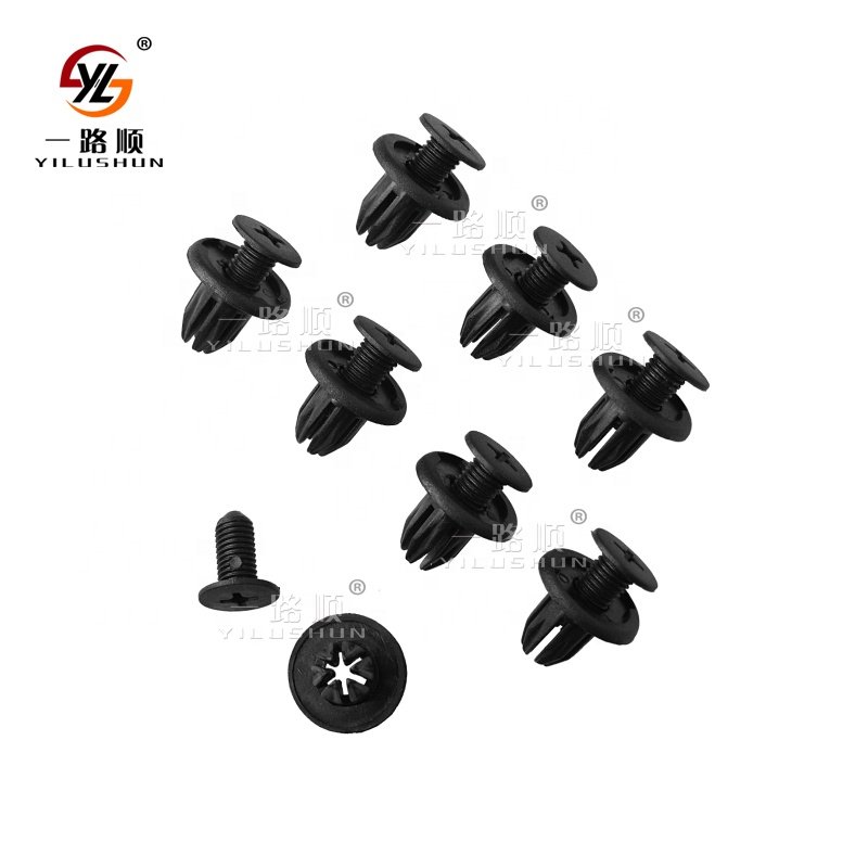 C29 Universal high quality car special black six pieces screw buckle 91503-SP0-003