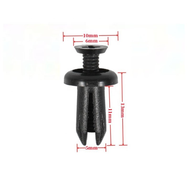 Auto Pushing Expansion Buckle Plastic Nylon Clip for Toyota