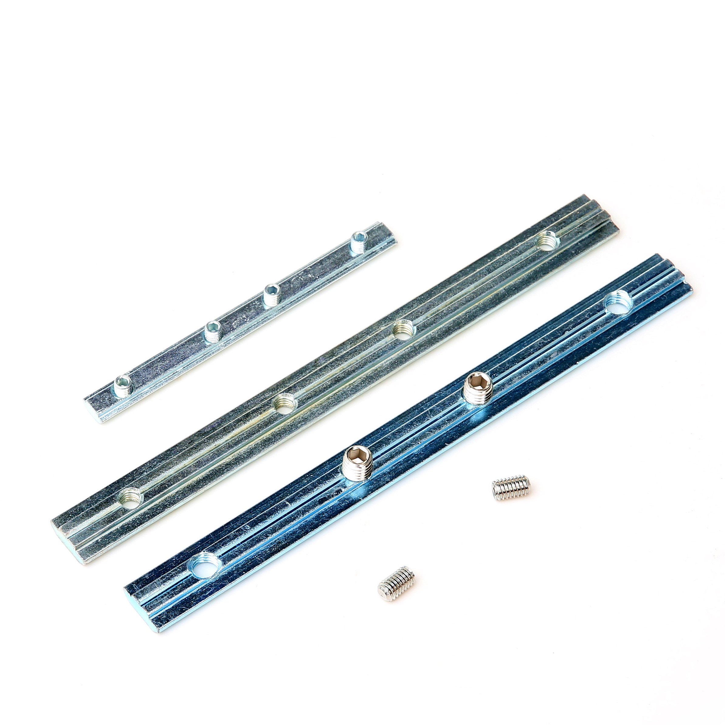 Carbon Steel DIN GB One-Word Connector Aluminum Profile 20 30 40 45 Slot Connector Hardware Fastener Straight Line Connector