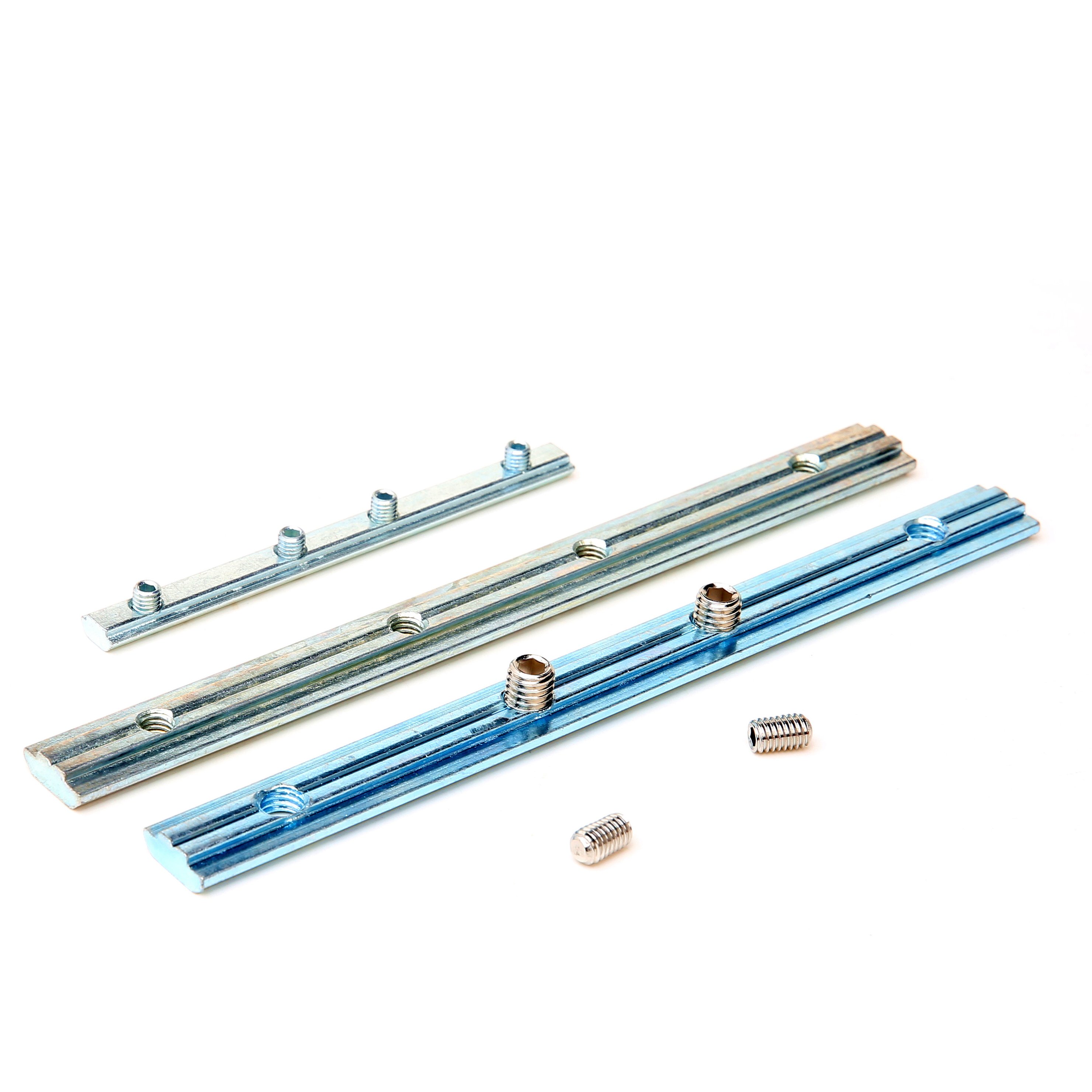 Carbon Steel DIN GB One-Word Connector Aluminum Profile 20 30 40 45 Slot Connector Hardware Fastener Straight Line Connector