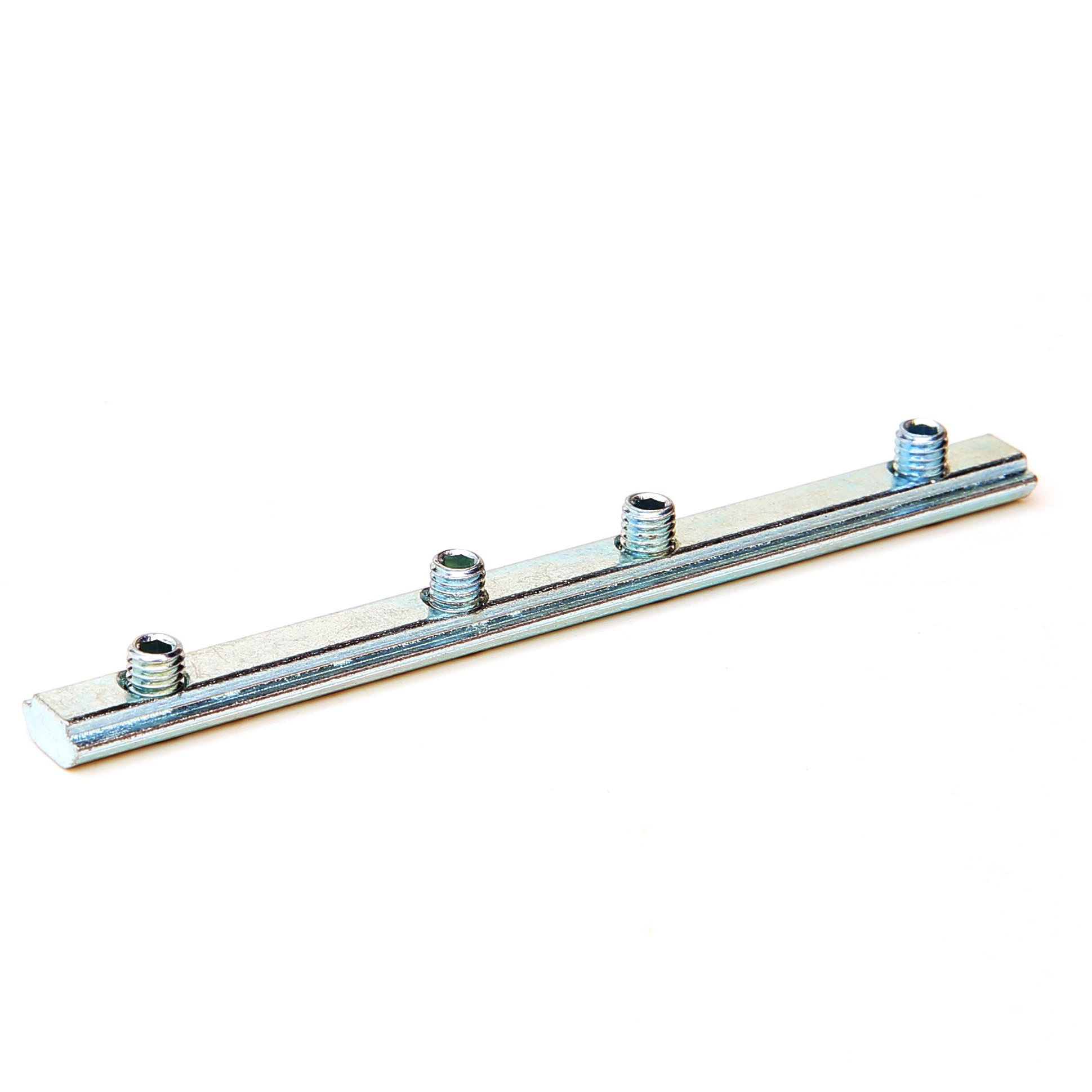 Carbon Steel DIN GB One-Word Connector Aluminum Profile 20 30 40 45 Slot Connector Hardware Fastener Straight Line Connector