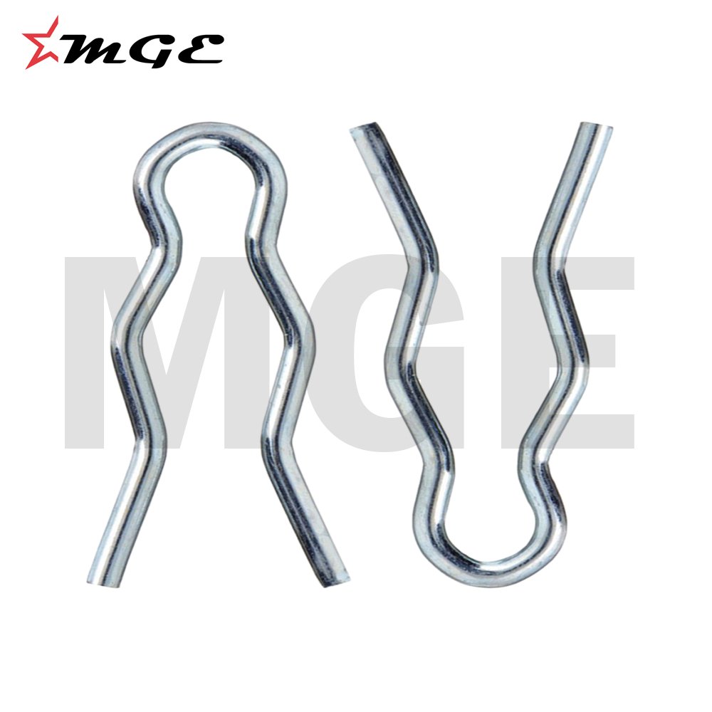 Superior Quality R Clips Retaining Pins for Securing Grooved Clevis Pins, Headless Pins and Farm Equipment