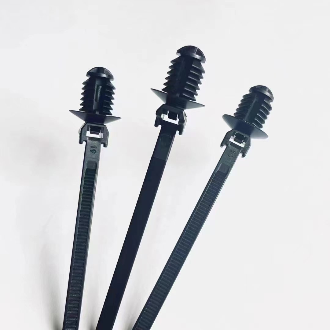 Customizable Self-Locking Nylon 66 PA 66 Fasteners Auto Plug-Type Wiring Harness Retainer Clips Kit Most Popular Sizes Cable