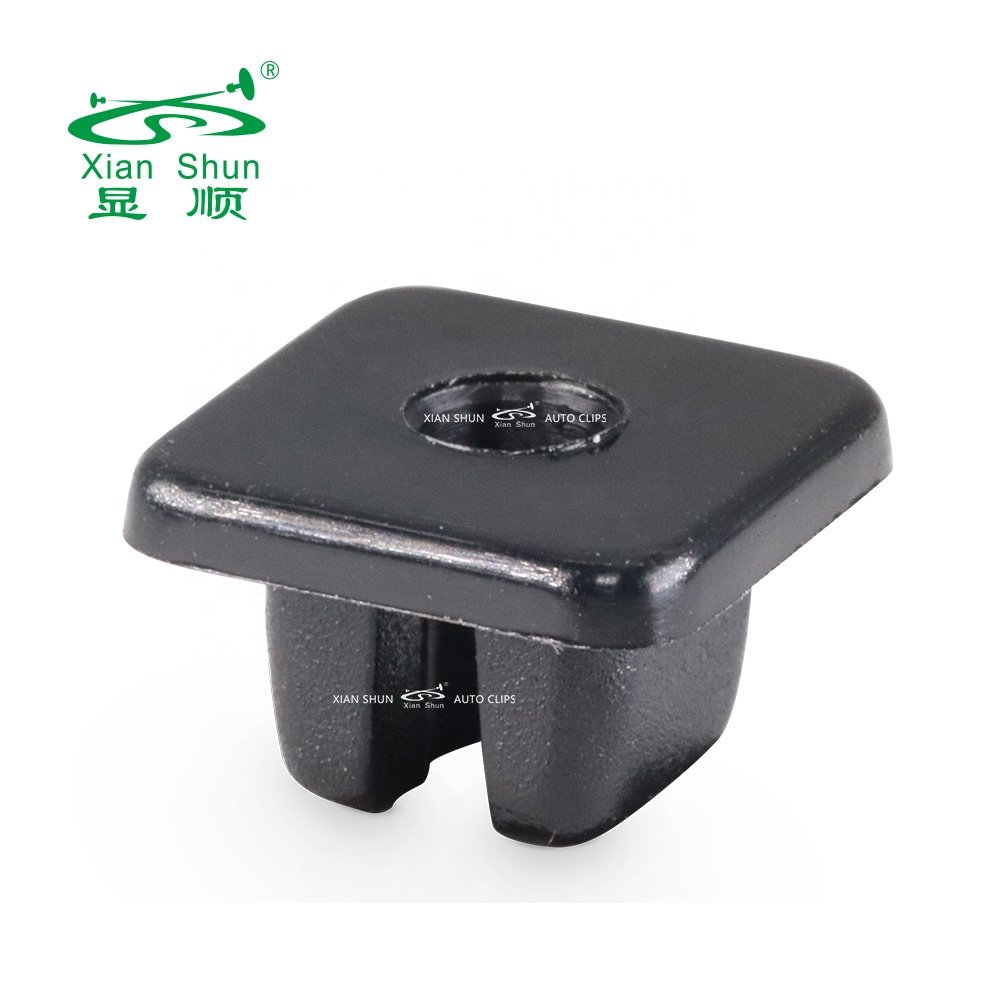 Xianshun Auto fastener plastic screw grommet with square head for mouting trim and panel into metal screw
