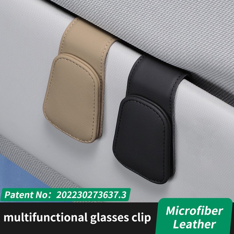 Universal Car Auto Sun Visor Glasses Box Sunglasses Clip Card Ticket Holder Stand Fastener Pen Case Eyeglasses Car Accessories
