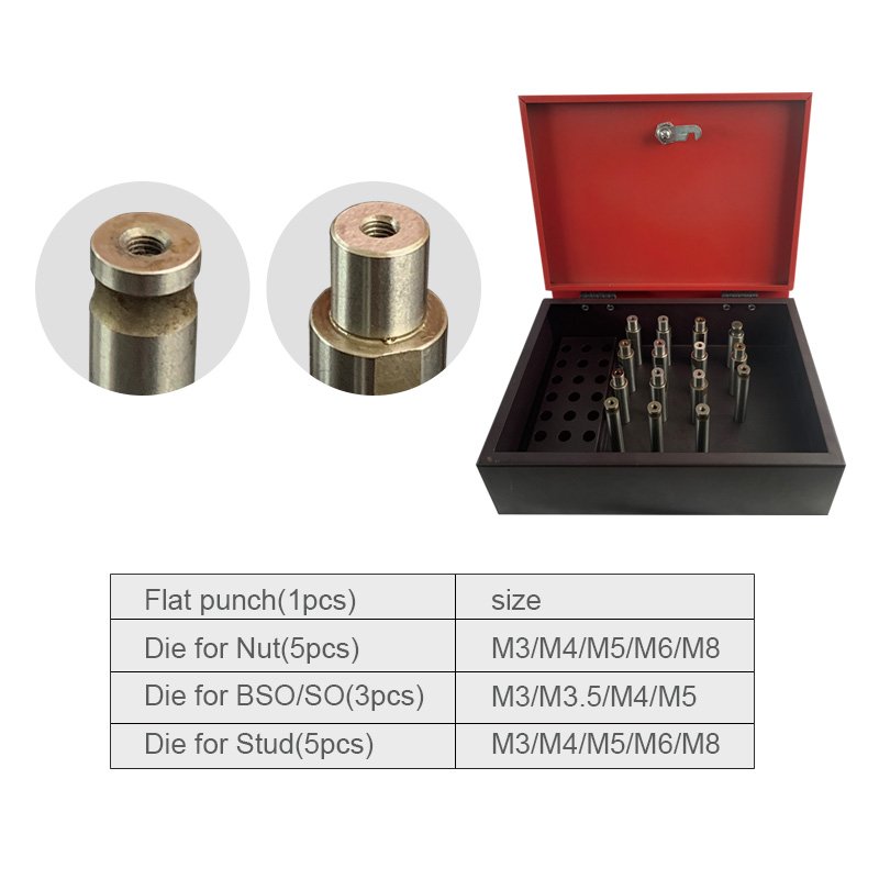 Pem Self Clinching Fastener Nut Stud Standoff Hardware Install Press Auto Feed Riveting Machine