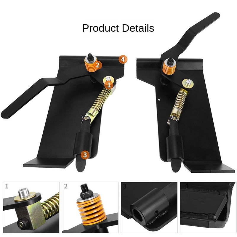 New Quick-On Adapter Agricultural Harvesters Slide Conversion Latch Box Slip Tractor Parts Steel Slip Steering Gear Accessories