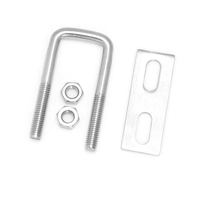 China galvanized u bolt sizes auto part trailer u-bolt nut pipe clamp high strength stainless steel square u bolt