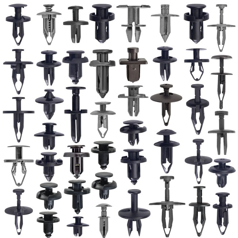 Universal Plastic Fender Clips Push Bumper Fastener Rivet Clips Body Retainer Bumpers Clips