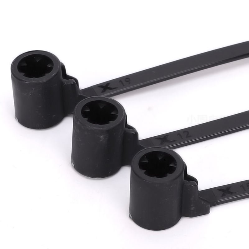 New Energy Customizable Auto Plug-Type Wiring Harness Fastening Ties Nylon Black Car Auto Cable Strap Push Mount Wire Tie