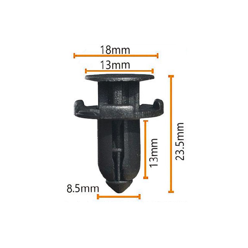 Auto Floor Mat Retainer Pushing Expansion Buckle Plastic Nylon Car Clip for Honda