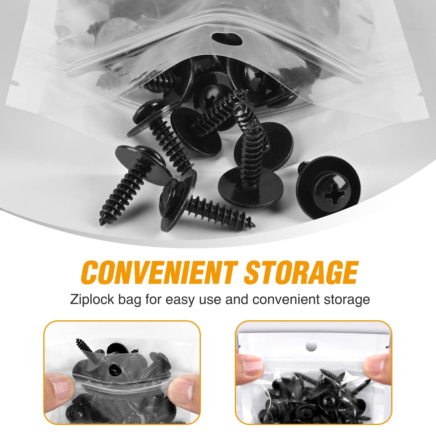 100 Pcs Torx Truss Head Tapping Screw Fender Liner Splash Guard Under Cover Car Clips for VW Audi