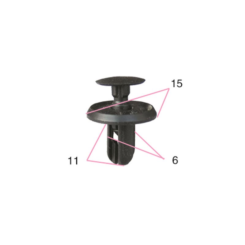 Plastic Fasteners Clips Car Body Push Retainer Pin Rivet Bumper Door Trim Panel Retainer Fastener