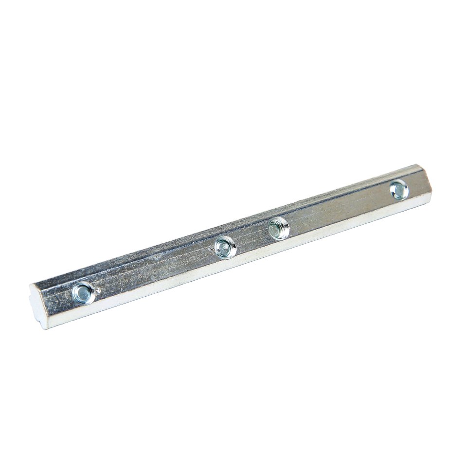 Carbon Steel DIN GB Aluminum Profile Accessories One-Word Connector 20 30 40 45 Slot Connector Butt Joint Connector Fastener