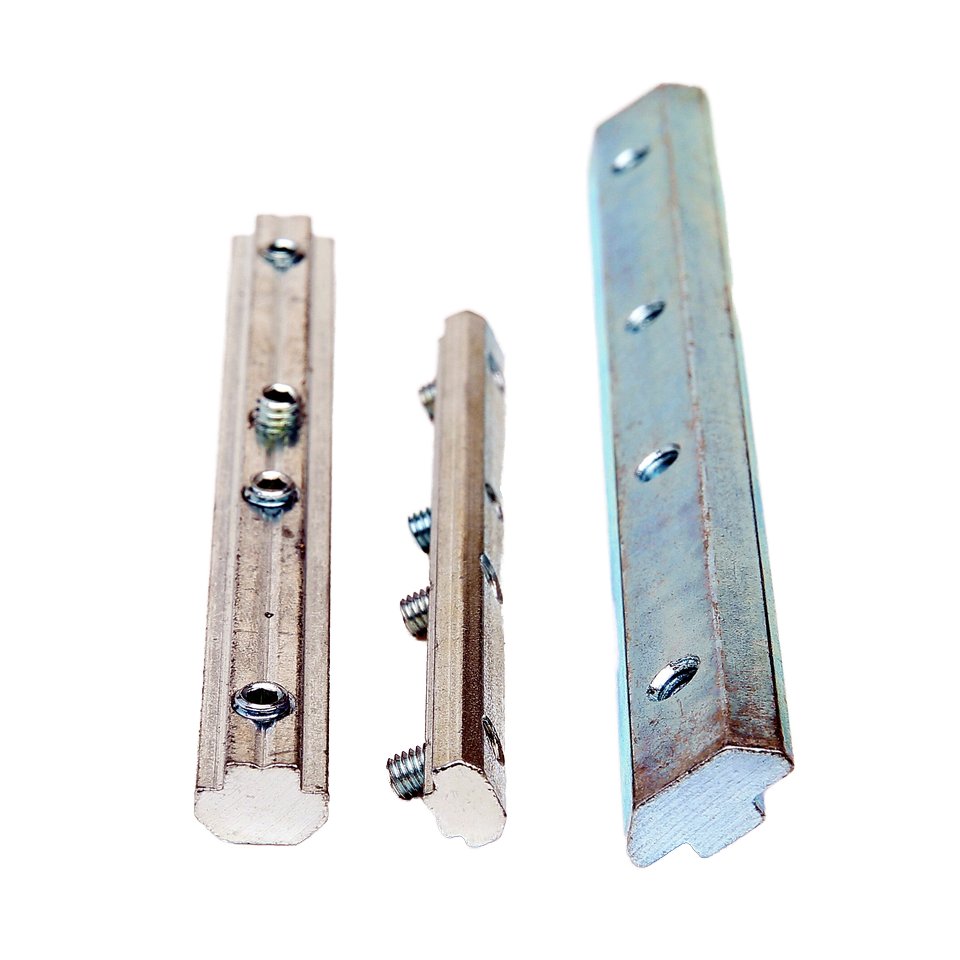 Carbon Steel DIN GB Aluminum Profile Accessories One-Word Connector 20 30 40 45 Slot Connector Butt Joint Connector Fastener