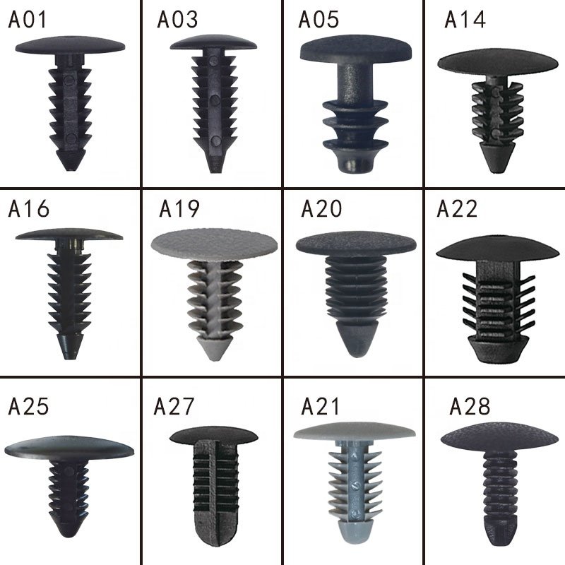 A208 Automotive body top ceiling fastening suitable plastic rivets