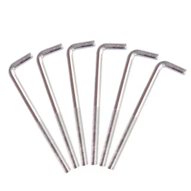 J-L Type M10 M20 M30 Carbon Steel Foundation 10mm Anchor Bolt
