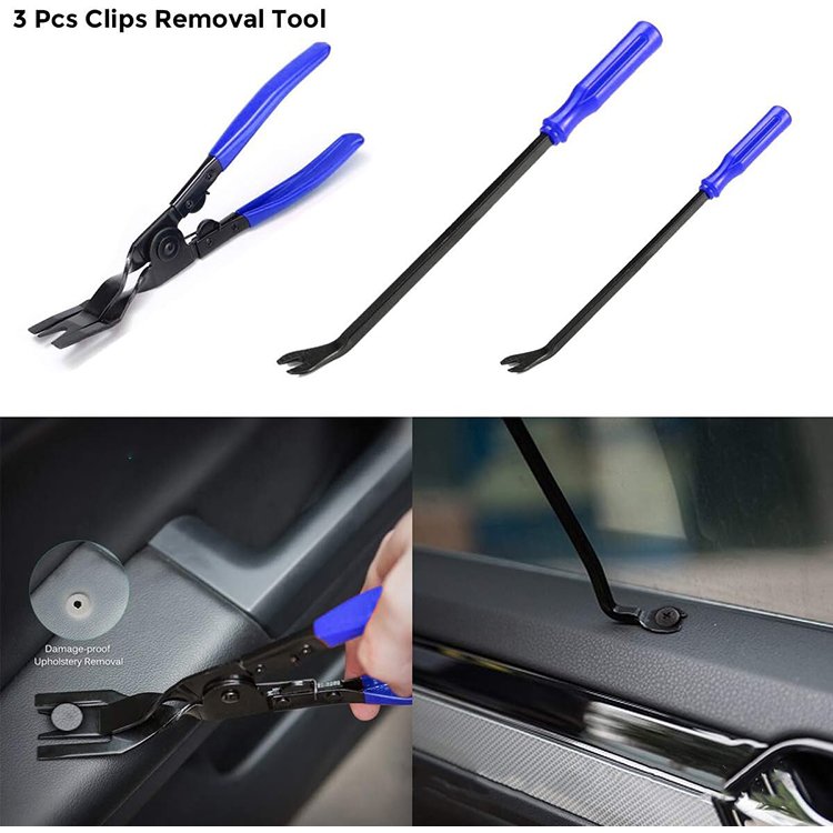 New 19PCS Car Door Fastener Panel Disassembly Pry Clip Removal Pliers Car Door Fastener Panel Disassembly Pry Clip Removal Plier