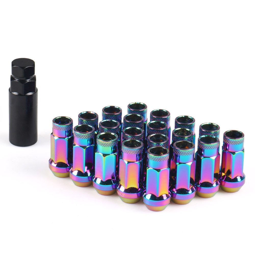 Titanium Racing Car Wheel Nuts Wheel Parts Chrome Coating Hexagonal Wheel Nut for Truck