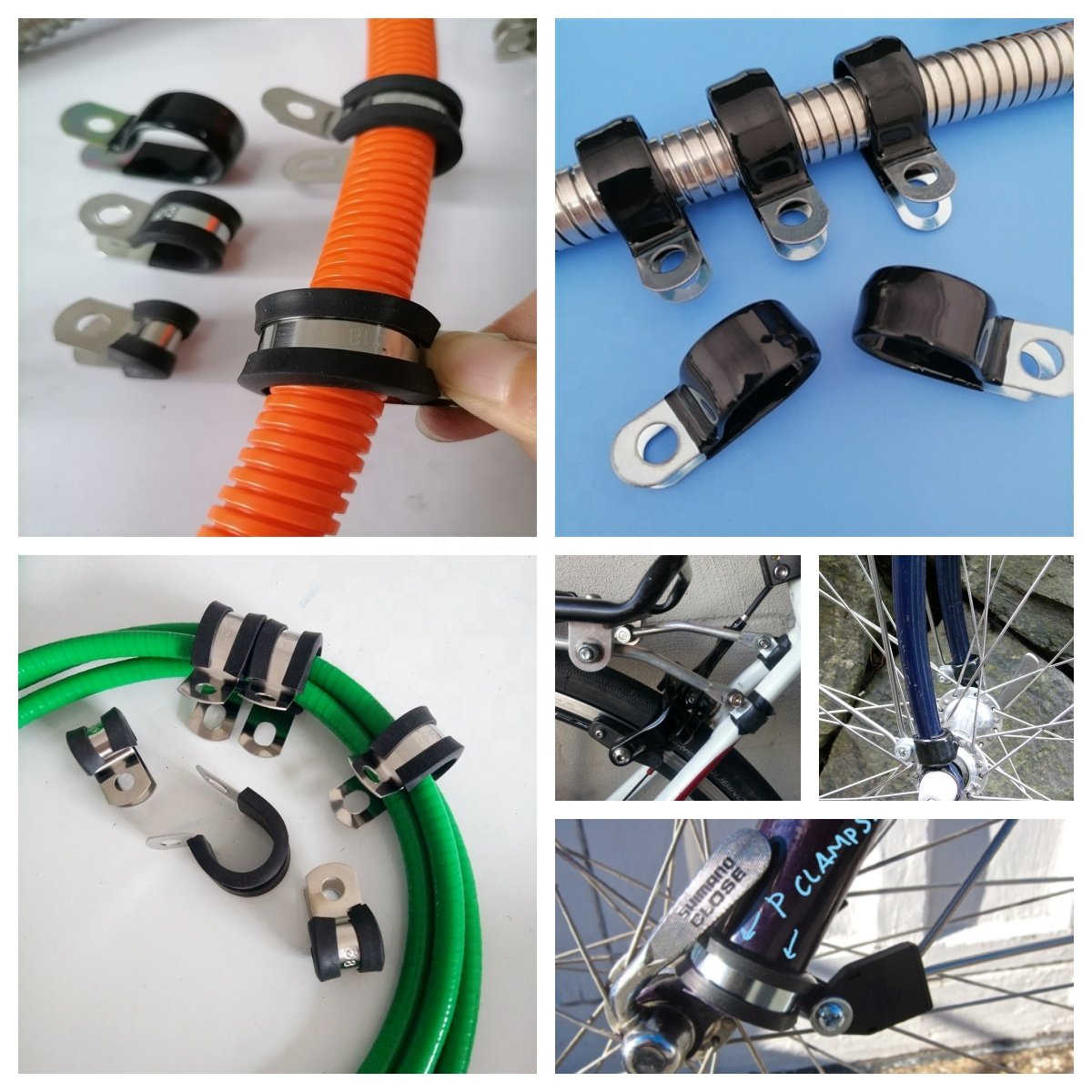 High Quality Stainless Steel Automotive Fasteners Hot Sale Pipe Clamp Hose Clamps Zinc Finish