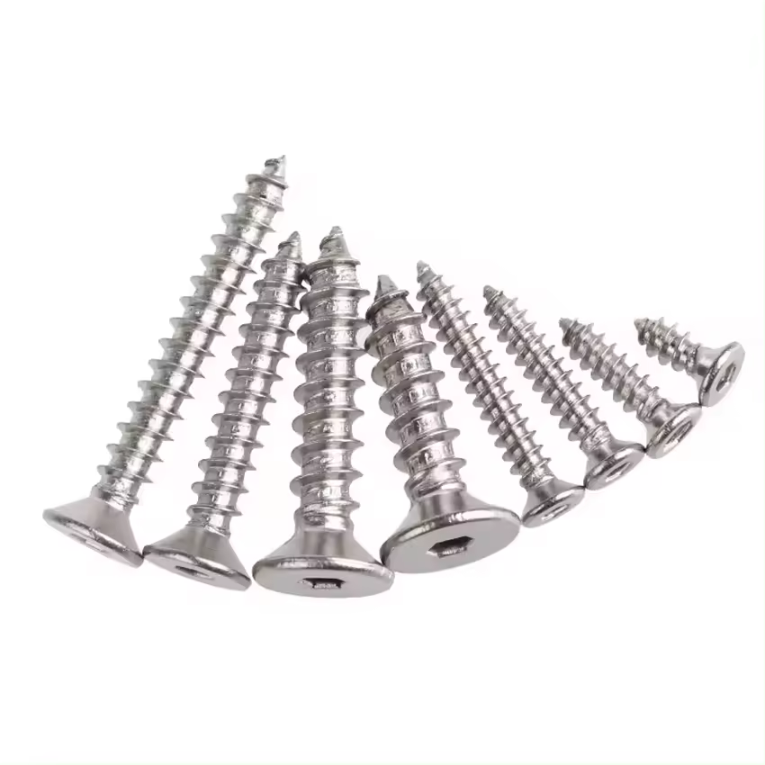 Best Seller Fasteners M3 M12 M16 Hex Head Nickel Chrome 304 316 316l Stainless Steel Self Tapping Metal Sheet Screws for Sale