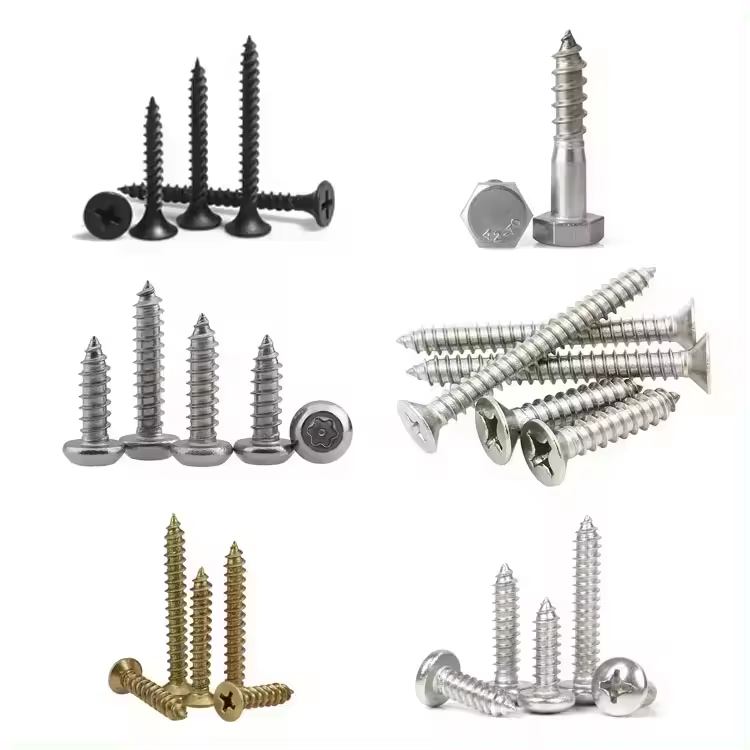 Best Seller Fasteners M3 M12 M16 Hex Head Nickel Chrome 304 316 316l Stainless Steel Self Tapping Metal Sheet Screws for Sale