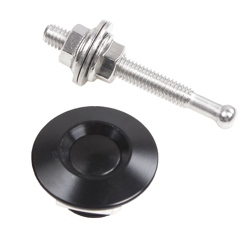 Universal Push Button Quick Release Latch Hood Bonnet Pins Lock Clip