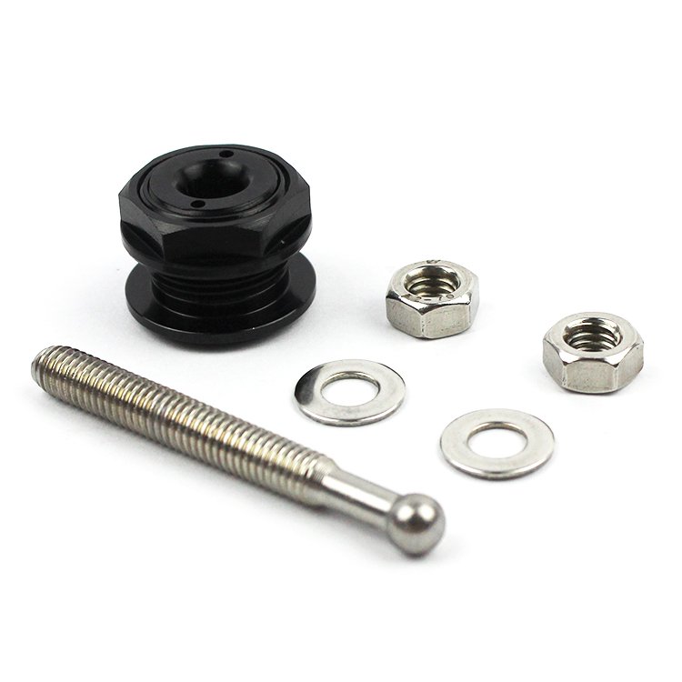 Aluminium Universal Car Latch Push Button Quick Release Hood Bonnet Fasteners